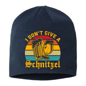 I Dont Give A Schnitzel Sustainable Beanie