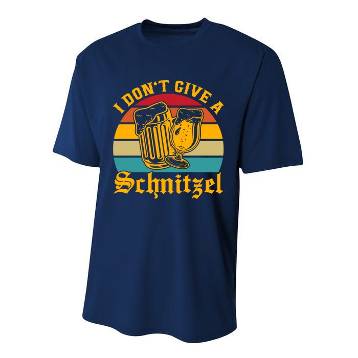 I Dont Give A Schnitzel Performance Sprint T-Shirt