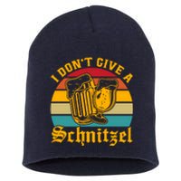 I Dont Give A Schnitzel Short Acrylic Beanie