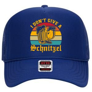 I Dont Give A Schnitzel High Crown Mesh Back Trucker Hat