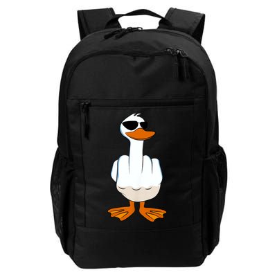I DonT Give A Duck Funny Middle Finger Offensive Rude Duck Daily Commute Backpack