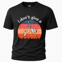 I Don't Give A Rats Ass Mouse Walking Donkey Vintage Retro Performance Shirt