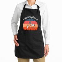 I Don't Give A Rats Ass Mouse Walking Donkey Vintage Retro Apron