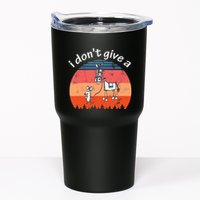 I Don't Give A Rats Ass Mouse Walking Donkey Vintage Retro Tumbler