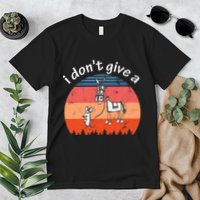 I Don't Give A Rats Ass Mouse Walking Donkey Vintage Retro Premium T-Shirt