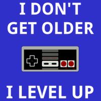 I Dont Get Older I Level Up Video Games Gaming Gift Zip Tote Bag
