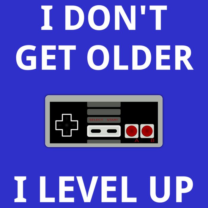 I Dont Get Older I Level Up Video Games Gaming Gift Zip Tote Bag