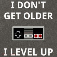 I Dont Get Older I Level Up Video Games Gaming Gift Cotton Canvas Backpack