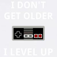 I Dont Get Older I Level Up Video Games Gaming Gift Garment-Dyed Sweatshirt