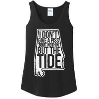 I Don’T Give A Piss About Nothing But The Tide Funny Label Ladies Essential Tank