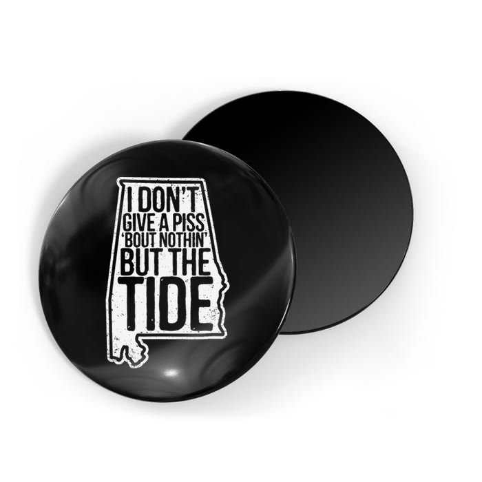 I Don’T Give A Piss About Nothing But The Tide Funny Label Magnet