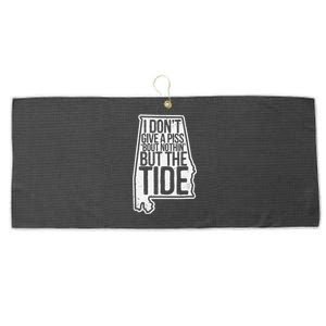 I Don’T Give A Piss About Nothing But The Tide Funny Label Large Microfiber Waffle Golf Towel