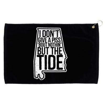 I Don’T Give A Piss About Nothing But The Tide Funny Label Grommeted Golf Towel