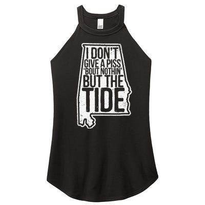 I Don’T Give A Piss About Nothing But The Tide Funny Label Women's Perfect Tri Rocker Tank