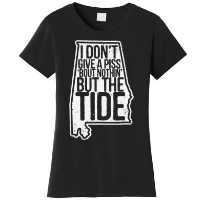 I Don’T Give A Piss About Nothing But The Tide Funny Label Women's T-Shirt