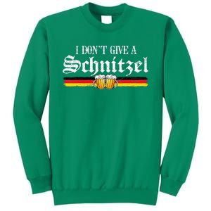 I Dont Give A Schnitzel Funny Oktoberfest German Sweatshirt