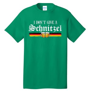 I Dont Give A Schnitzel Funny Oktoberfest German Tall T-Shirt