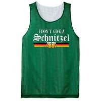 I Dont Give A Schnitzel Funny Oktoberfest German Mesh Reversible Basketball Jersey Tank