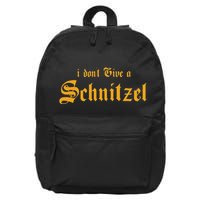 I DonT Give A Schnitzel 16 in Basic Backpack
