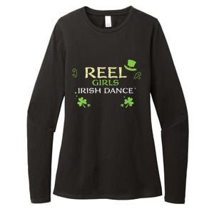 Irish Dance Girl Colors St Patricks Day Ceili Dancer Girl Womens CVC Long Sleeve Shirt