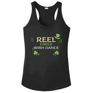 Irish Dance Girl Colors St Patricks Day Ceili Dancer Girl Ladies PosiCharge Competitor Racerback Tank