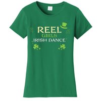 Irish Dance Girl Colors St Patricks Day Ceili Dancer Girl Women's T-Shirt