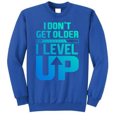 I Dont Get Older I Levelup Meaningful Gift Tall Sweatshirt