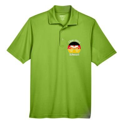 I Dont Give A Schnitzel Men's Origin Performance Piqué Polo