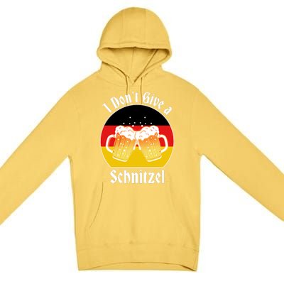 I Dont Give A Schnitzel Premium Pullover Hoodie