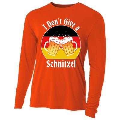 I Dont Give A Schnitzel Cooling Performance Long Sleeve Crew