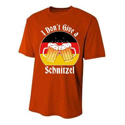 I Dont Give A Schnitzel Performance Sprint T-Shirt