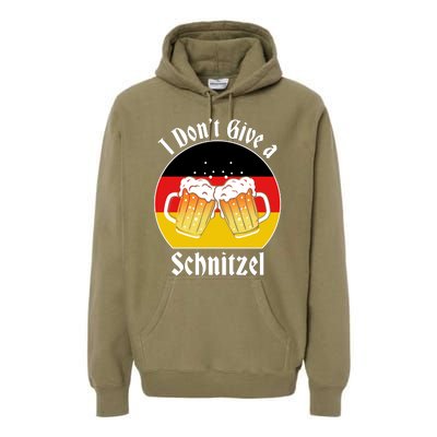 I Dont Give A Schnitzel Premium Hoodie