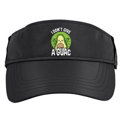 I Don't Give A Guac Funny Avocado Cool Gift Adult Drive Performance Visor