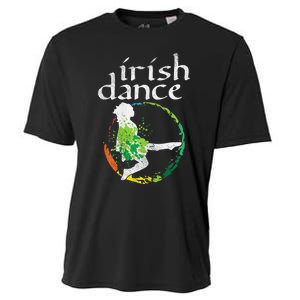 Irish Dance Girl Colors St Patricks Day Ceili Dancer Girl Cooling Performance Crew T-Shirt