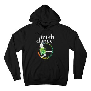 Irish Dance Girl Colors St Patricks Day Ceili Dancer Girl Hoodie