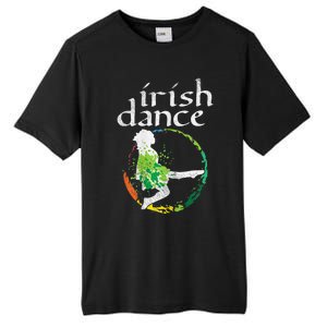 Irish Dance Girl Colors St Patricks Day Ceili Dancer Girl Tall Fusion ChromaSoft Performance T-Shirt