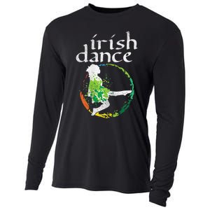 Irish Dance Girl Colors St Patricks Day Ceili Dancer Girl Cooling Performance Long Sleeve Crew