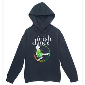 Irish Dance Girl Colors St Patricks Day Ceili Dancer Girl Urban Pullover Hoodie