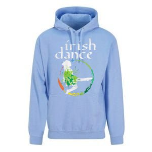 Irish Dance Girl Colors St Patricks Day Ceili Dancer Girl Unisex Surf Hoodie