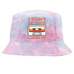 I Don't Get Older I Level Up Funny Tie-Dyed Bucket Hat