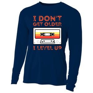 I Don't Get Older I Level Up Funny Cooling Performance Long Sleeve Crew