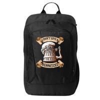 I Don't Give A Schnitzel Oktoberfest Germany City Backpack