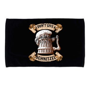 I Don't Give A Schnitzel Oktoberfest Germany Microfiber Hand Towel