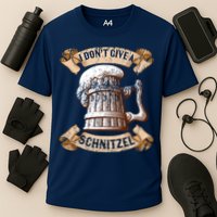 I Don't Give A Schnitzel Oktoberfest Germany Cooling Performance Crew T-Shirt