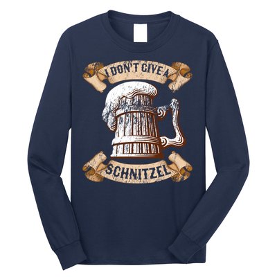 I Don't Give A Schnitzel Oktoberfest Germany Long Sleeve Shirt