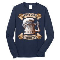 I Don't Give A Schnitzel Oktoberfest Germany Long Sleeve Shirt