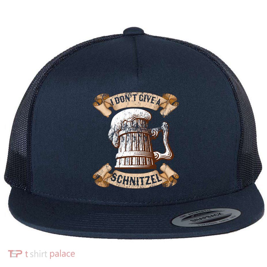 I Don't Give A Schnitzel Oktoberfest Germany Flatbill Hat