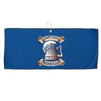 I Don't Give A Schnitzel Oktoberfest Germany Large Microfiber Waffle Golf Towel