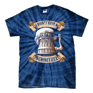 I Don't Give A Schnitzel Oktoberfest Germany Tie-Dye T-Shirt