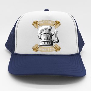 I Don't Give A Schnitzel Oktoberfest Germany Trucker Hat